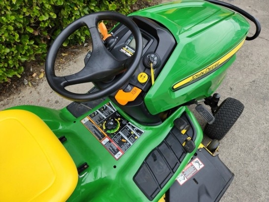 second hand john Deere ride on mower