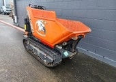 Side-front view of Cormidi Hi Tip Tracked Dumper