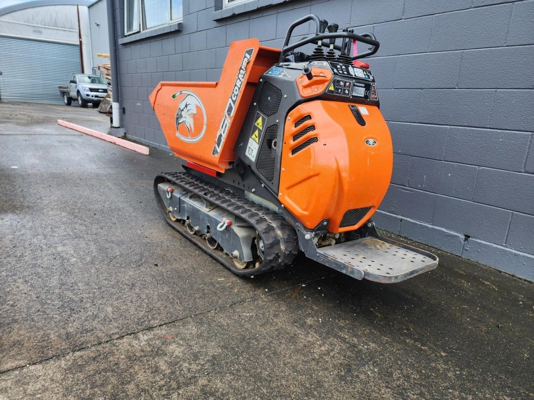 Back view of Cormidi Dumper with Footstand